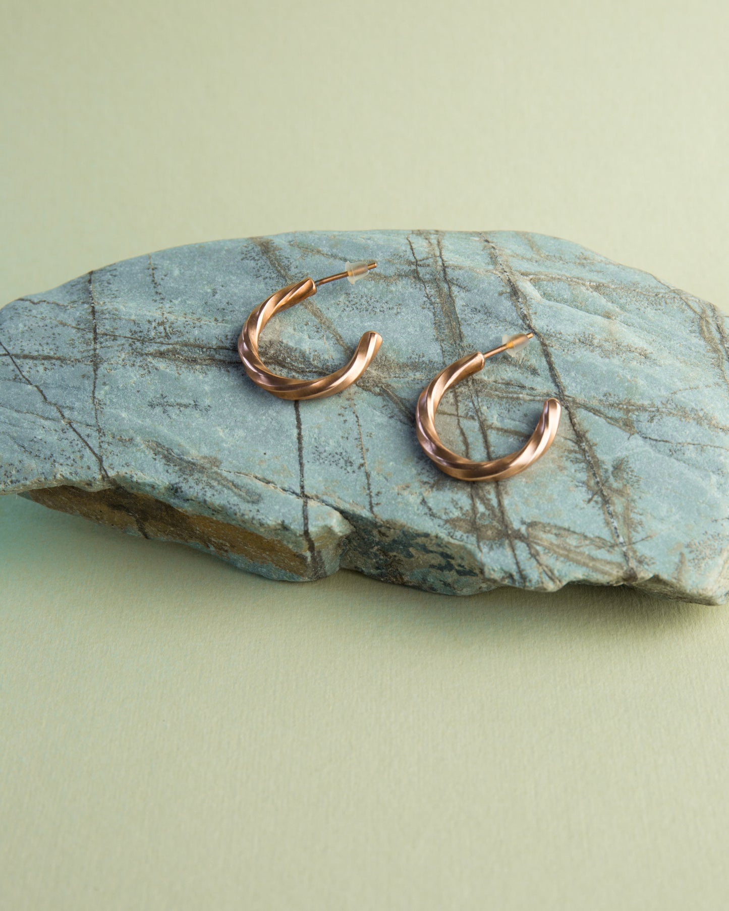 Kolczyki Kółka Skręcane