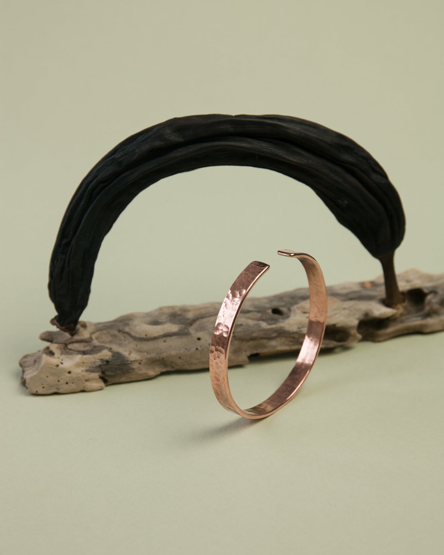 Bransoletka Młotkowana Szerokość 6 mm