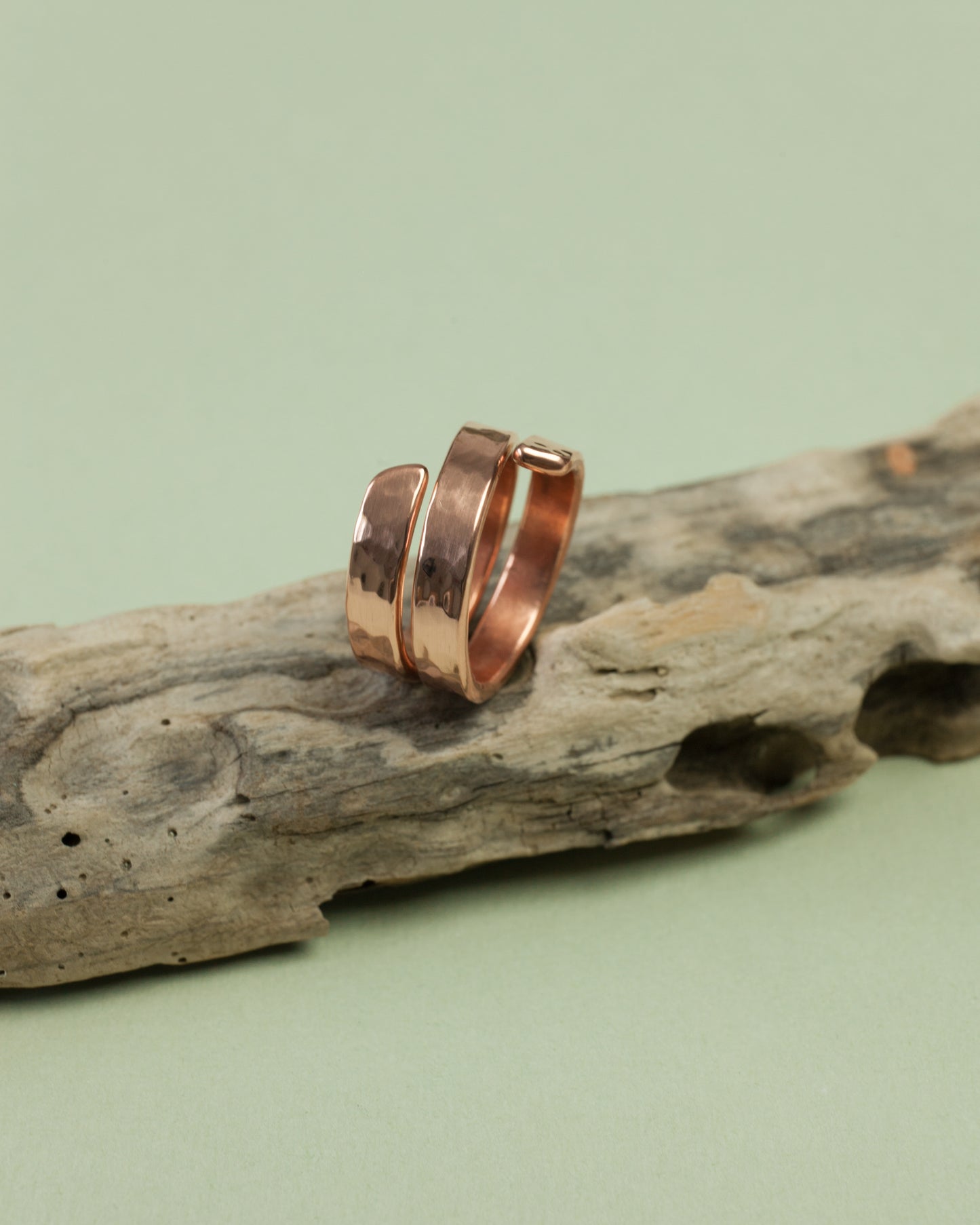 Pierścionek Młotkowany