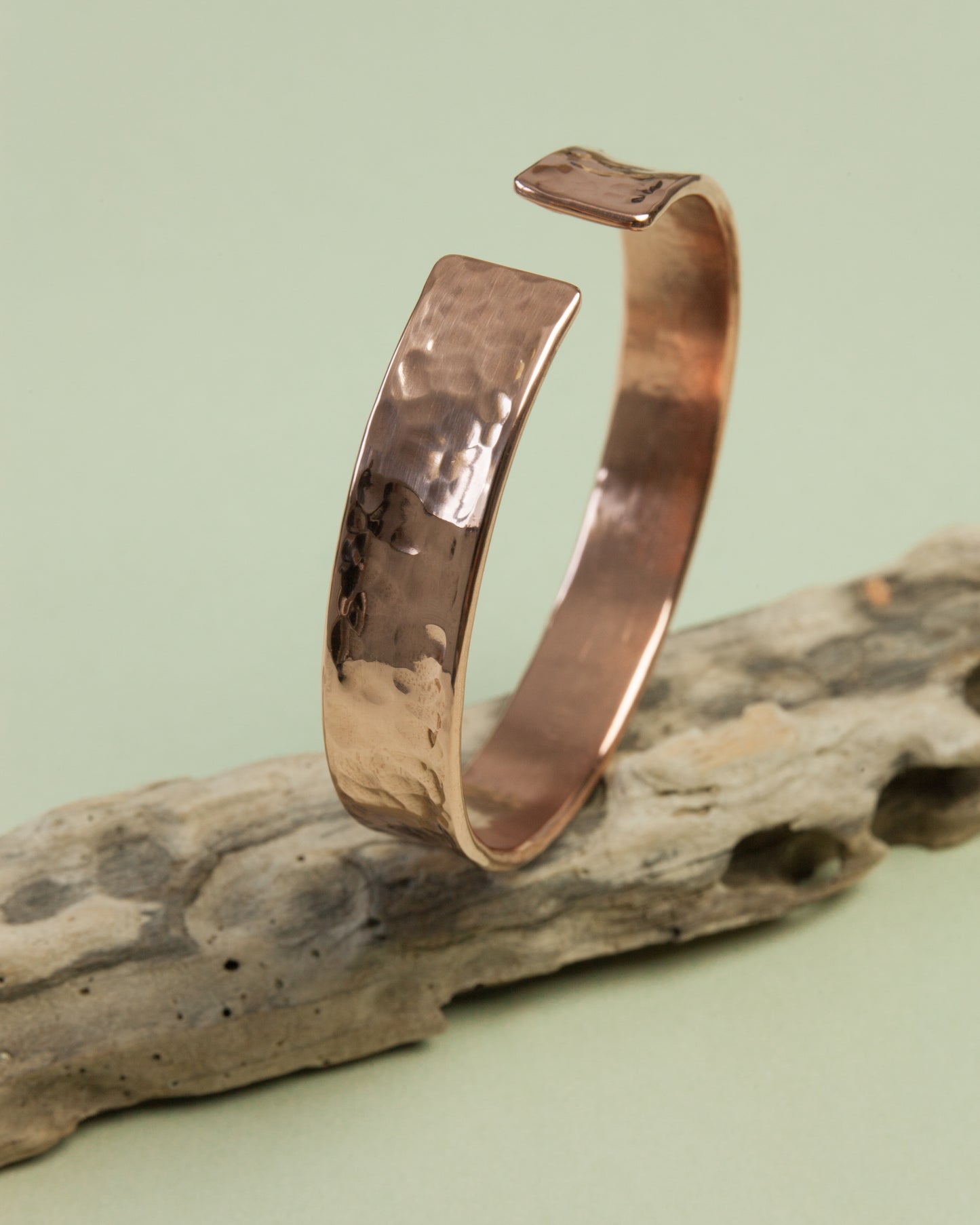 Bransoletka Młotkowana Szerokość 11 mm