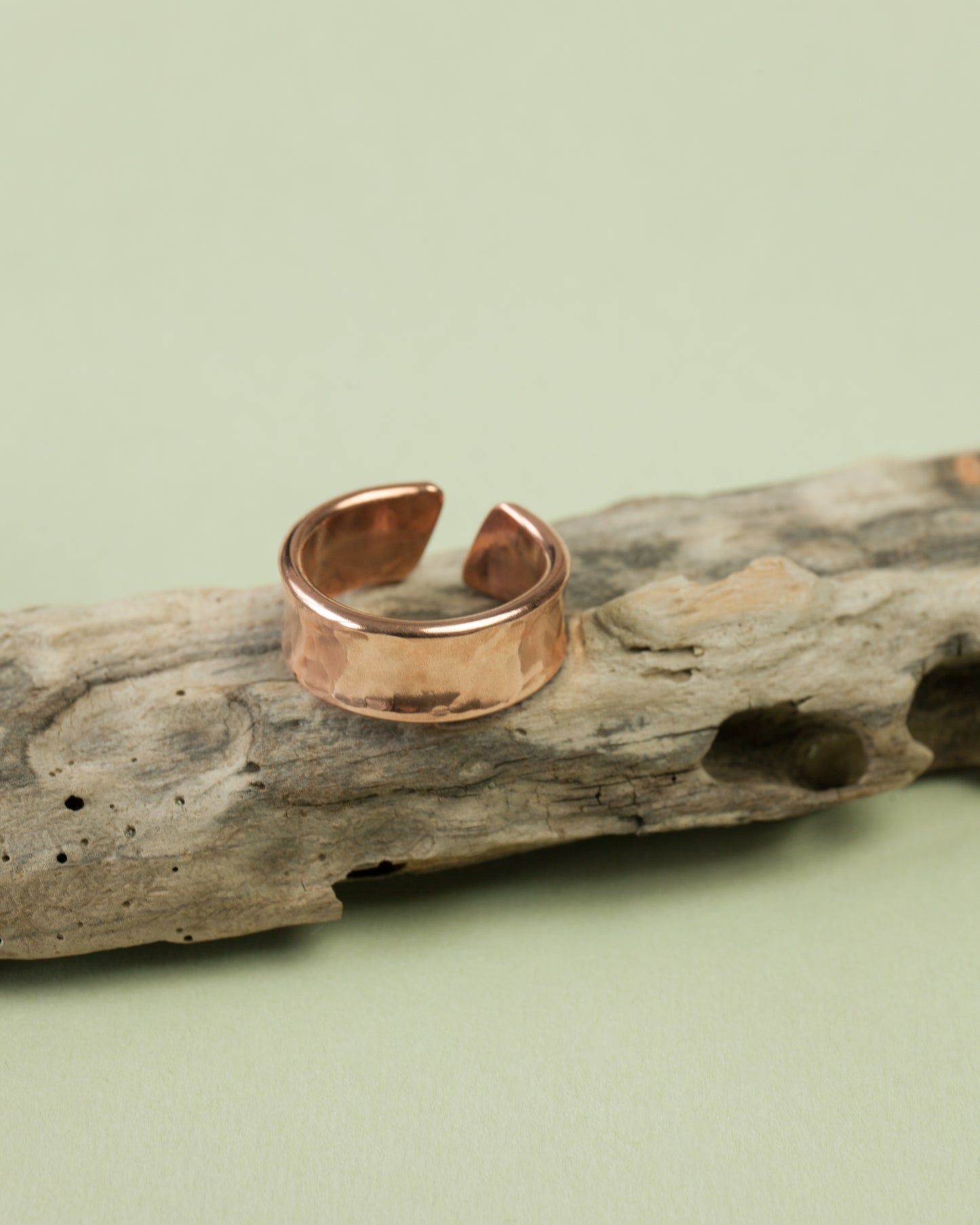 Obrączka Młotkowana Szerokość 8 mm